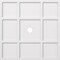 Ekena Millwork Rubik Architectural Grade PVC Ceiling Medallion, 34"OD x 3"ID x 11 3/4"C x 1"P, One-Piece CMP34RK-03000 - alternate 1